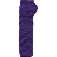 Premier Men's Slim Textured Knit Effect Tie Pack of 2 in Purple