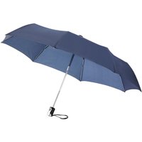 Bullet Men's 21.5in Alex 3-Section Auto Open & Close Umbrella Pack of 2 in Navy