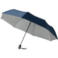 21.5in Alex 3 Section Auto Open & Close Umbrella Pack 2 Dark