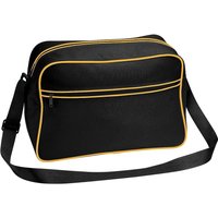 Bagbase Retro Adjustable Shoulder Bag (18 Litres) Pack of 2 in Black