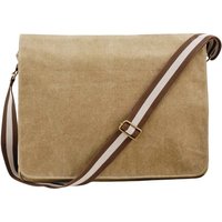 Quadra Vintage Canvas Despatch Bag - 14 Litres Pack of 2 in Tan