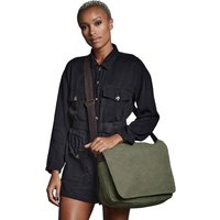 Quadra Vintage Canvas Despatch Bag - 14 Litres Pack of 2 in Green