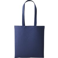 Nutshell Plain Strong Shoulder Shopper Bag Pack of 2 in Navy