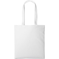 Nutshell Plain Strong Shoulder Shopper Bag Pack of 2 in White