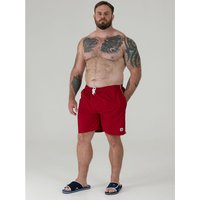D555 Men's Yarrow Kingsize Swim Shorts in Red | Size: 7XL