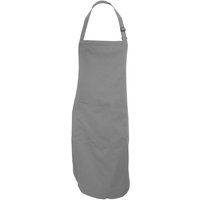 Dennys Catering Bib Apron With Pocket Pack of 2 in Grey