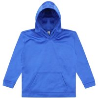 AWDis Just Hoods Sports Polyester Hoodie in Blue | Size: 7-8 Years