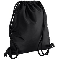Bagbase Men's Icon Drawstring Bag Gymsac Pack of 2 in Jet Black