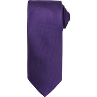 Premier Men's Micro Waffle Formal Work Tie Pack of 2 in Purple