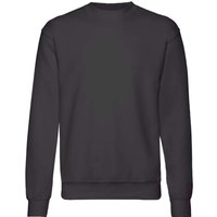 Fruit of the Loom Premium 70 30 Sweatshirt Pack of 2 in Black | Size: 5-6 Years
