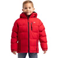 Trespass Boy's Tuff Hooded Jacket in Red | Size: 3-4 Years