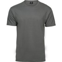 TEE JAYS Men's Short Sleeve T-Shirt in Mid Grey | Size: Medium