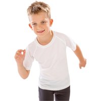 Spiro Boy's Performance Aircool T-Shirt in White | Size: 7-8 Years