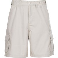 Trespass Men's Gally Water Repellent Hiking Cargo Shorts in Medium Beige | Size: Small
