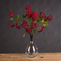 Hill Interiors Artificial Faux Red Autumnal Viburnum Spray