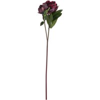 Hill Interiors Faux Burgundy Peony Rose