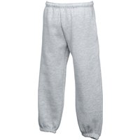 Fruit of the Loom Premium 70 30 Jog Pants Jogging Bottoms Pack of 2 in Grey | Size: 12-13 Years
