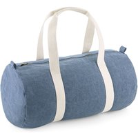 Bagbase Men's Denim Barrel Bag in Light Blue