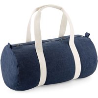 Denim Barrel Bag