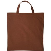 Nutshell Women's Cotton Short Handle Shopper in Dark Brown