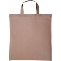 Nutshell Women's Cotton Short Handle Shopper in Light Brown