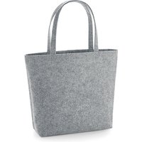 Bagbase Women's Felt Shopper Tote in Grey