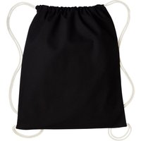 Nutshell Men's Drawstring Gymsac in Jet Black