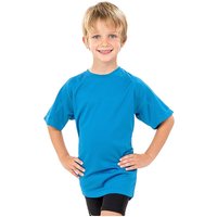 Spiro Boy's Performance Aircool T-Shirt in Mid Blue | Size: 9-10 Years