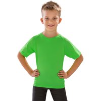 Spiro Boy's Performance Aircool T-Shirt in Green | Size: 3-4 Years