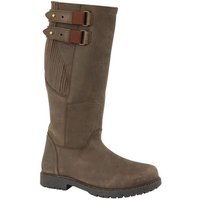Blake Waxy Leather Buckle Country Boot Dark