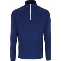 TriDri Men's Long Sleeve Performance Quarter Zip Top in Navy | Size: XL