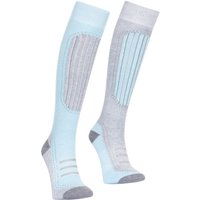 Trespass Women's Janus II Ski Socks Pack of 2 in Aqua | Size: 6-9
