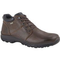 IMAC Men's Leather 4 Eye D Ring Laced Ankle Boot in Dark Brown | Size: 12