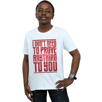 Marvel Boy's Captain Prove Anything T-Shirt in White | Size: 5-6 Years