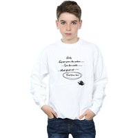 Disney Boy's Aladdin Jasmine Goals Sweatshirt in White | Size: 5-6 Years