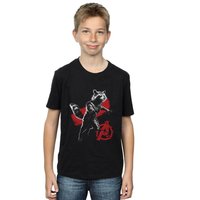 Avengers Endgame Mono Rocket T Shirt