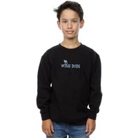 Disney Boy's Aladdin Wish Dude Sweatshirt in Black | Size: 5-6 Years