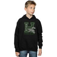Marvel Boy's Hulk Gamma Blast Hoodie in Black | Size: 7-8 Years