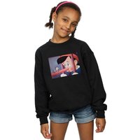 Disney Girl's Pinocchio Nose Still Sweatshirt in Black | Size: 5-6 Years