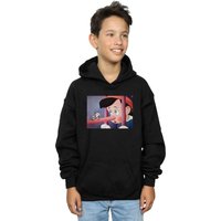 Disney Boy's Pinocchio Nose Still Hoodie in Black | Size: 7-8 Years