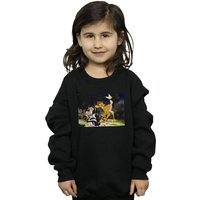 Disney Girl's Bambi Tail Butterfly Still Sweatshirt in Black | Size: 9 Years