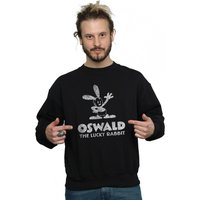 Disney Men's Oswald Logo Sweatshirt in Black | Size: 4XL