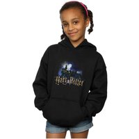 Harry Potter Girl's Hogwarts Castle Hoodie in Black | Size: 7-8 Years