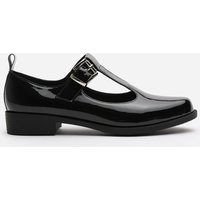 Where's That From Women's 'Piper' Mary Jane Loafers With Buckle Strap in Black | Size: 5