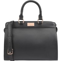 Paul Costelloe Women's Myanmar Leather Day Bag in Jet Black