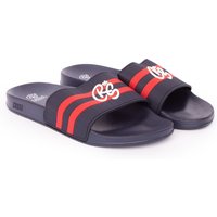 Crosshatch Men's Hamlax Sliders in Navy | Size: 7