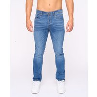 Malcolm Slim Fit 5 Pocket Stretch Jeans Mid 36R