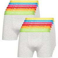 Crosshatch Men's Astral Bright Boxers 12pk in Grey | Size: Small