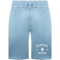 Duffer Men's Locker Blue Marl Shorts in Light Blue | Size: XL