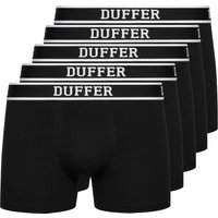 Duffer Men's Easton Boxers 5 Pack in Black | Size: Large